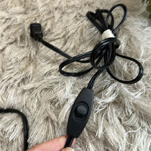 Green Guyabano & Cocoa Leaf Small Oval Accent Table Lamp Natural Boho - Picture 12 of 17